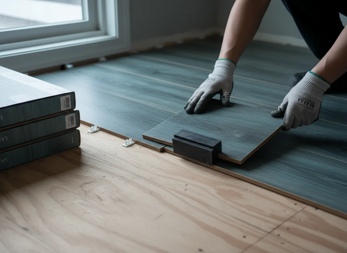 Luxury Vinyl Plank Installation company in Courtenay, ND